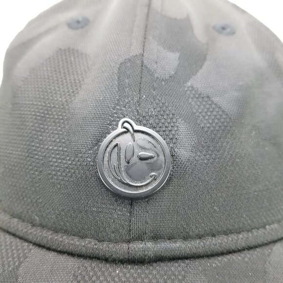 ✅Yums Metal Face Black Strapback Hat Official Product OSFA Small Button Logo Cap - Picture 5 of 10